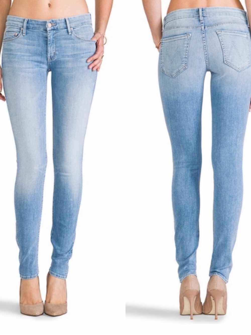 MOTHER THE LOOKER light kitty jeans size 28